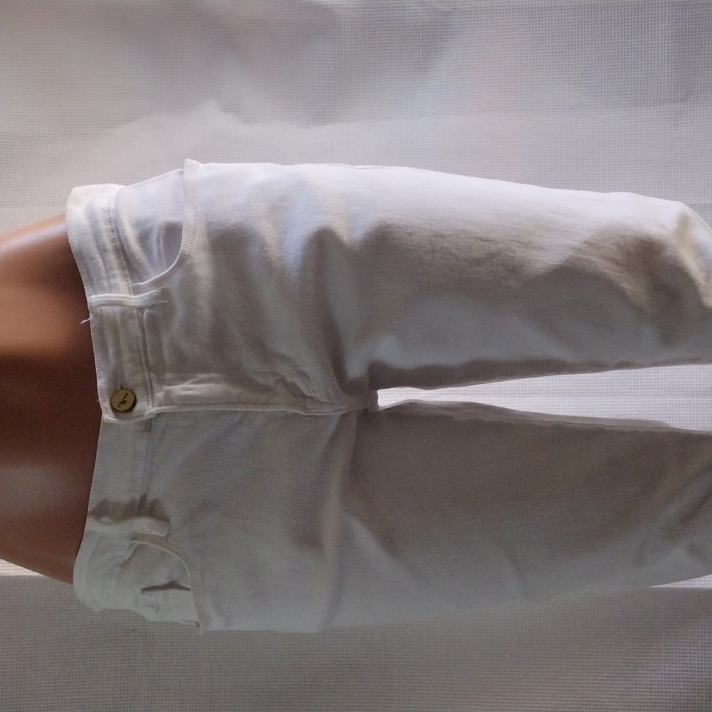 Frame Le Garçon white denim jeans 32